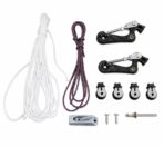 Adjustable spreader system, for A-Cat mast